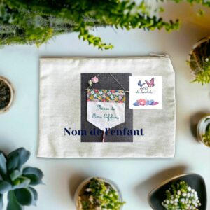 Merci Maîtresse – Petite pochette cadeau personnalisée