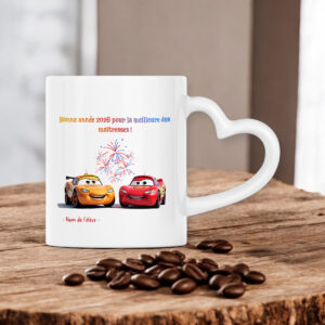 Heart-Shaped Mug - Perfect New Year Gift for Teachers